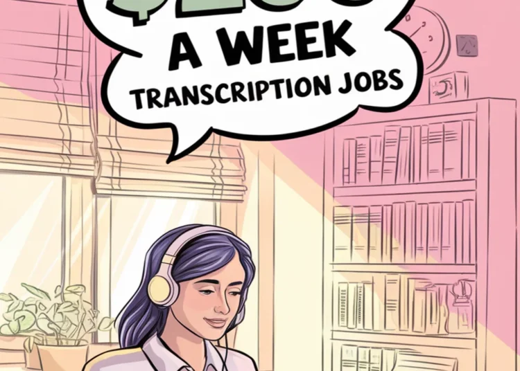 Image for: Earn $200 a Week With Online Transcription Jobs