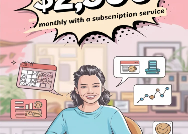Earn $2,500 Monthly With a Subscription Service 1 Image for: Earn $2,500 Monthly With a Subscription Service